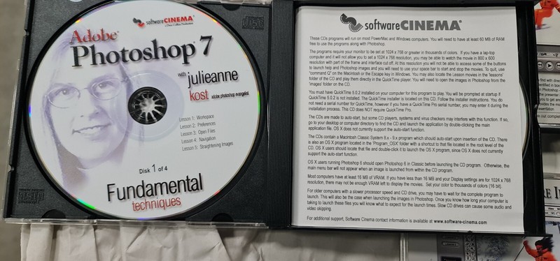 Adobe 7.0 Photoshop - Mixed CD Learning packages gallery