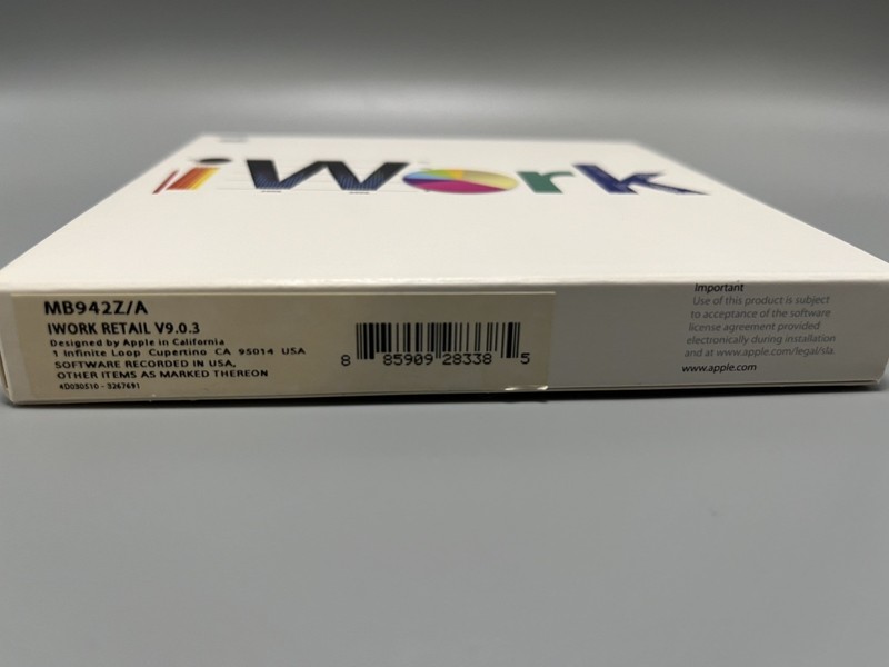 Apple iWork '09 Retail V9.0.3 MB942Z/A Full Retail Version for Mac gallery