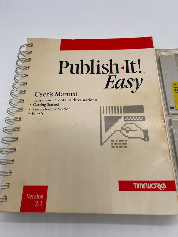 Timeworks Publish It! Easy Version 2.1 Macintosh User Manual + Original Disks gallery