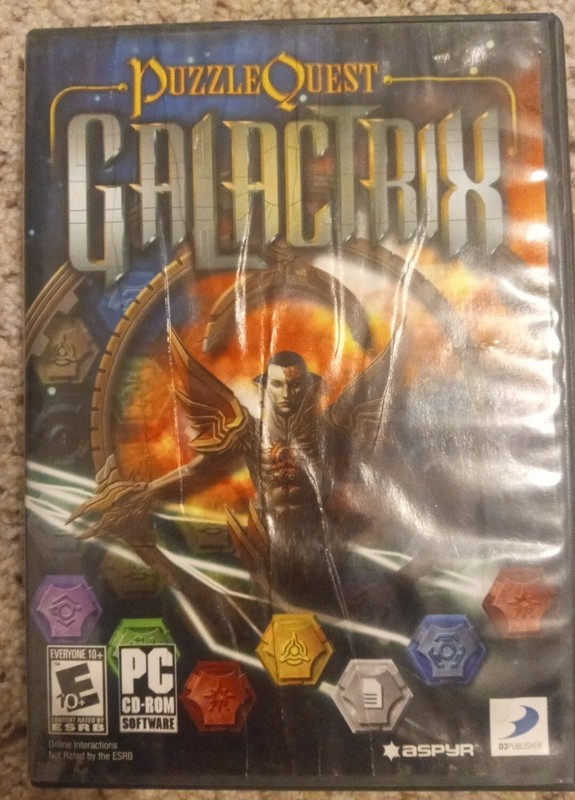 Puzzle Quest Galactrix - PC Game Tested and Working, Complete in Box