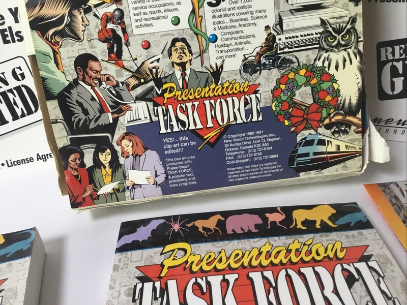 Presentation Taskforce Color Clip Art Images For DOS & Windows CD and Manual. gallery