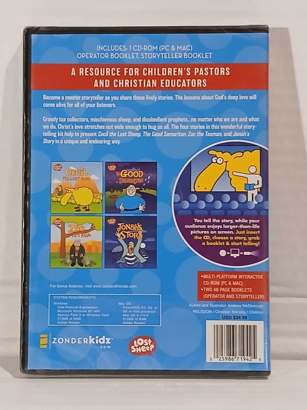 Show & Tell Storytelling Kit - God's Love - Cecil & Friends- CD ROM - Sealed New gallery