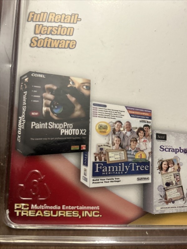 Corel Paint Shop Pro Photo X2 Software Family Tree Scrapbooking On SD Card NEW gallery