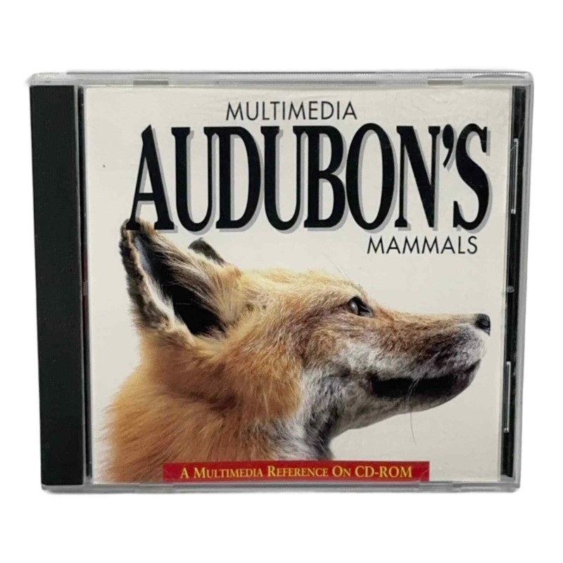 Creative Multimedia Audubon’s Mammals Reference CD DOS & MAC 1993 Pre-owned