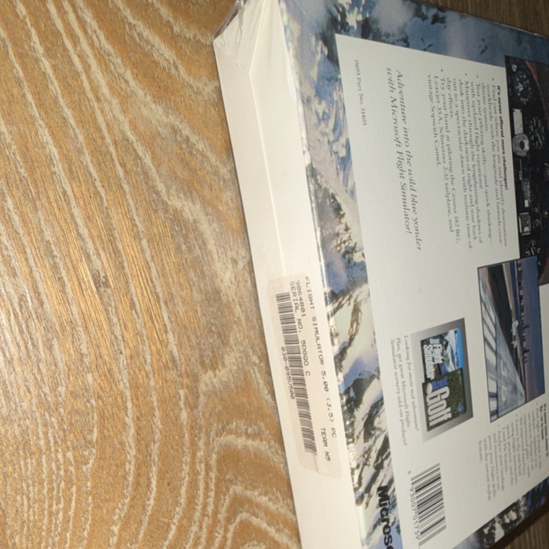 SELADED Microsoft Flight Simulator Simulation for MS-DOS 5.25" Floppy Disk gallery