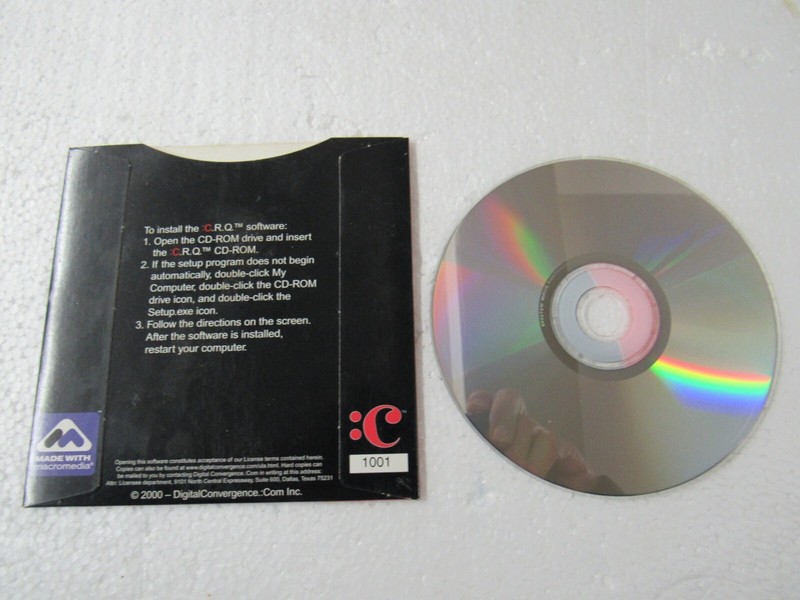 C.R.Q. 1.0 WINDOWS Version by Digital Convergence Company, 2000 - the CD-ROM CD gallery