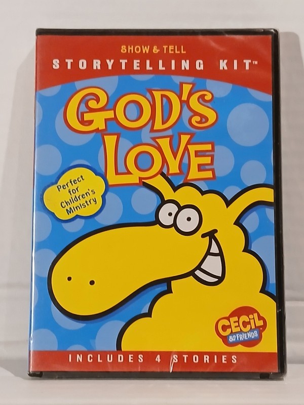 Show & Tell Storytelling Kit – God’s Love – Cecil & Friends- CD ROM – Sealed New