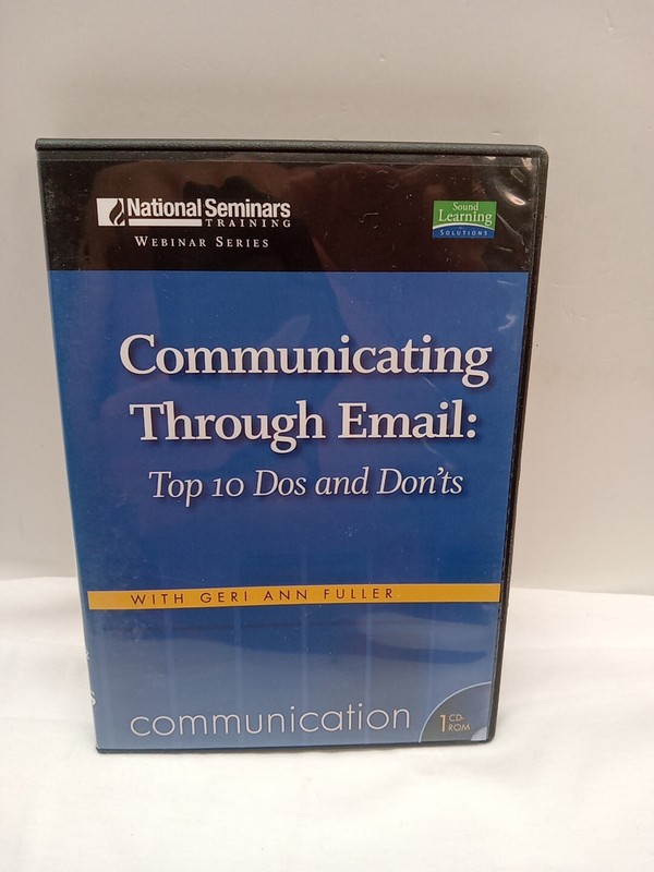 National Seminars – Communicating Through Email : Top 10 Dos and Don’ts (CD-ROM)