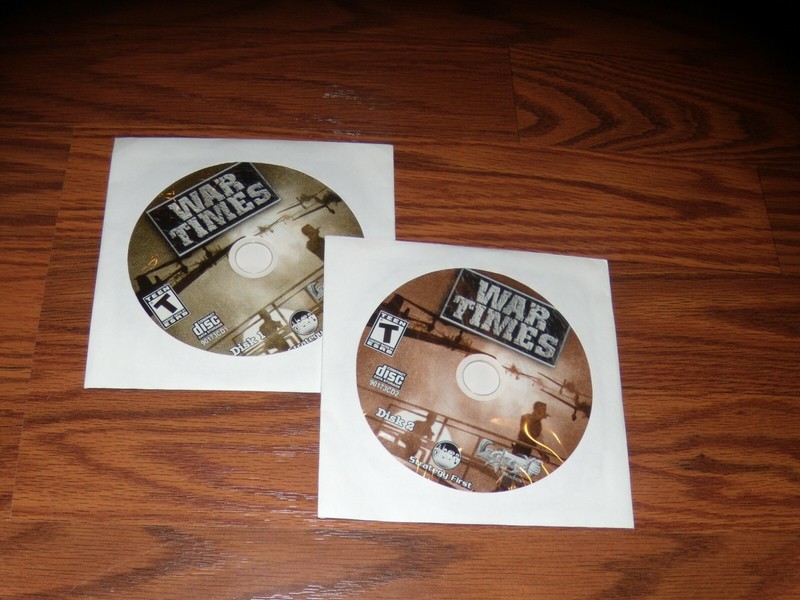 War Times (PC, 2004) CD-ROM Game Replacement disks