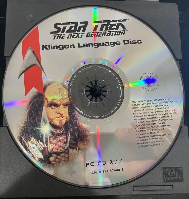 Simon & Schuster STAR TREK GIFT SET Omipedia Guide Klingon Language Cd Rom gallery