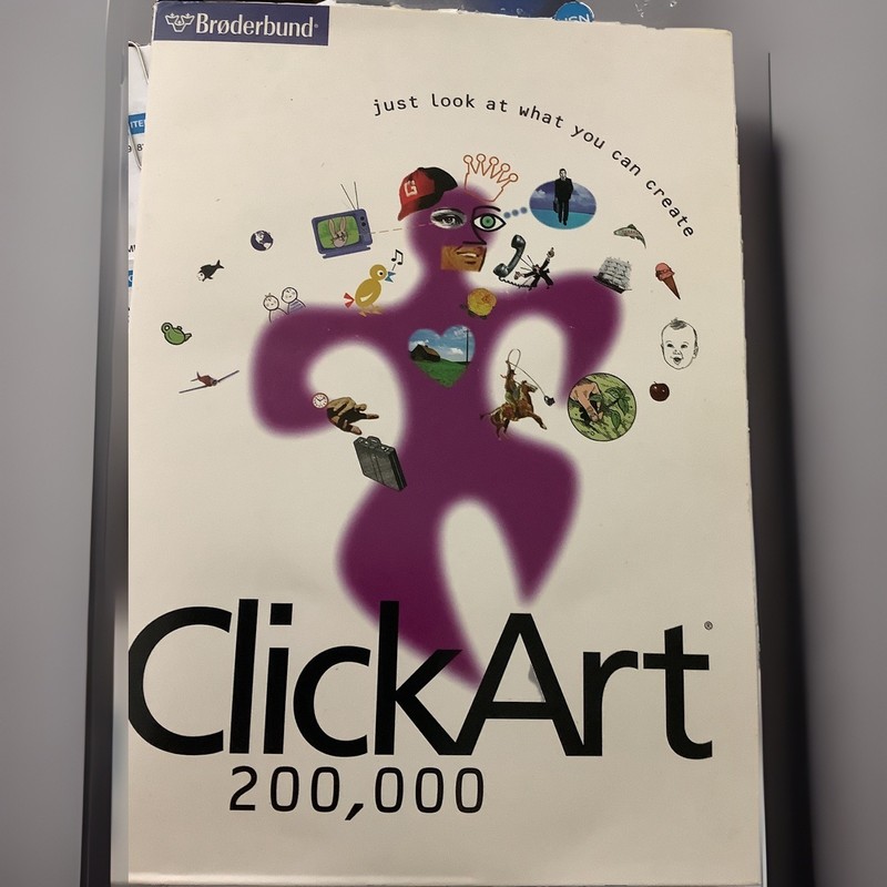 Broderbund Vintage ClickArt 200,000 Collection on 14 CDs