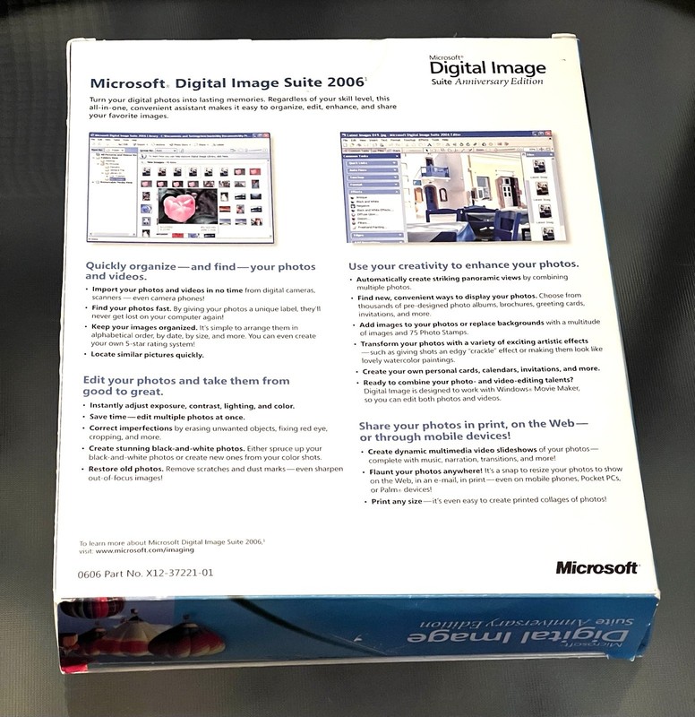 Microsoft Digital Image Suite 2006 Windows PC Photo Editing Program - Pre Owned gallery