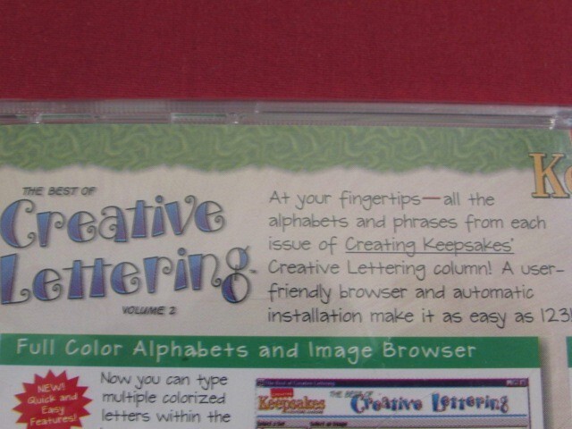 THE BEST OF CREATIVE LETTERING VOL. 2 DUAL FORMAT CD WINDOWS/MAC GRAPHICS FONTS gallery
