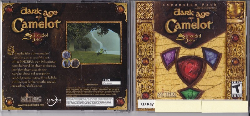 Vintage Dark Age of Camelot: Shrouded Isles Expansion Pack (PC, 2001, Windows)