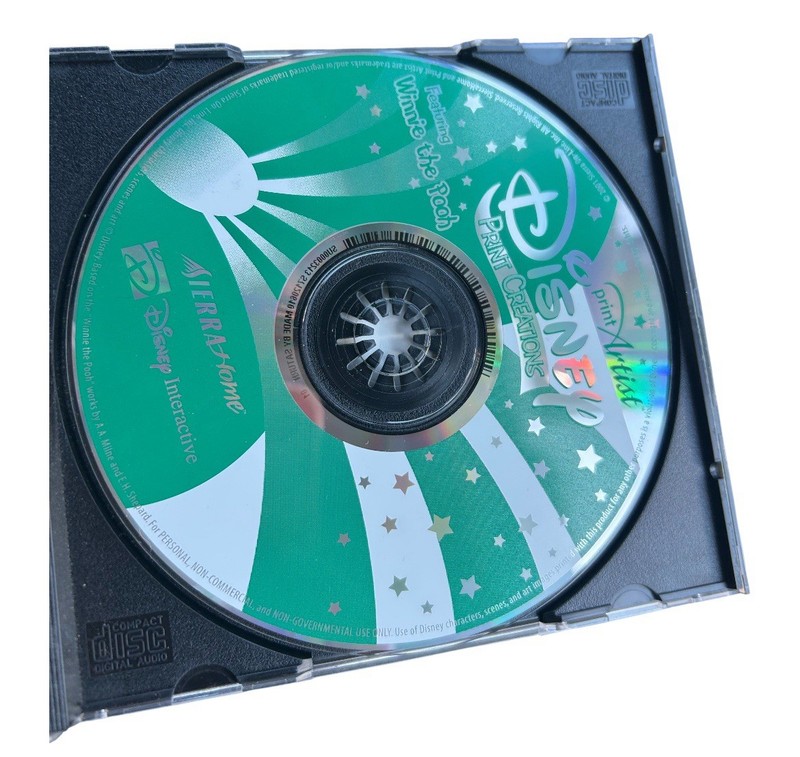 DISNEY Classic Print Creations Winnie The Pooh PC CD Disney Images gallery