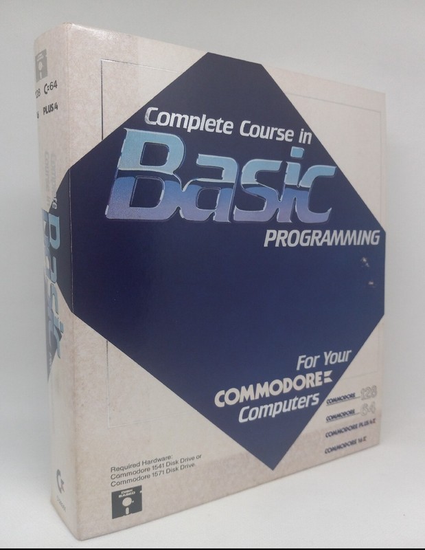 Commodore 64/128 Complete Course In Basic Programming VTG 1985 Books & Software