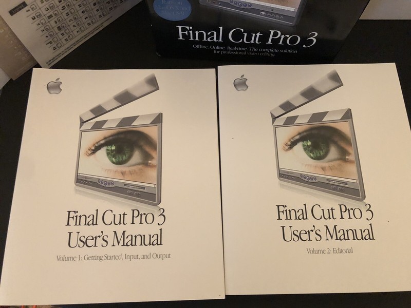 Apple Final Cut Pro 3 ACADEMIC (M8563Z/A) w/2 Licenses Complete W/Box gallery