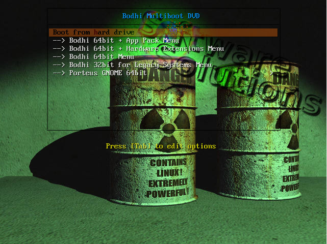 Bodhi Multiboot includes all recent versions on a single DVD or USB