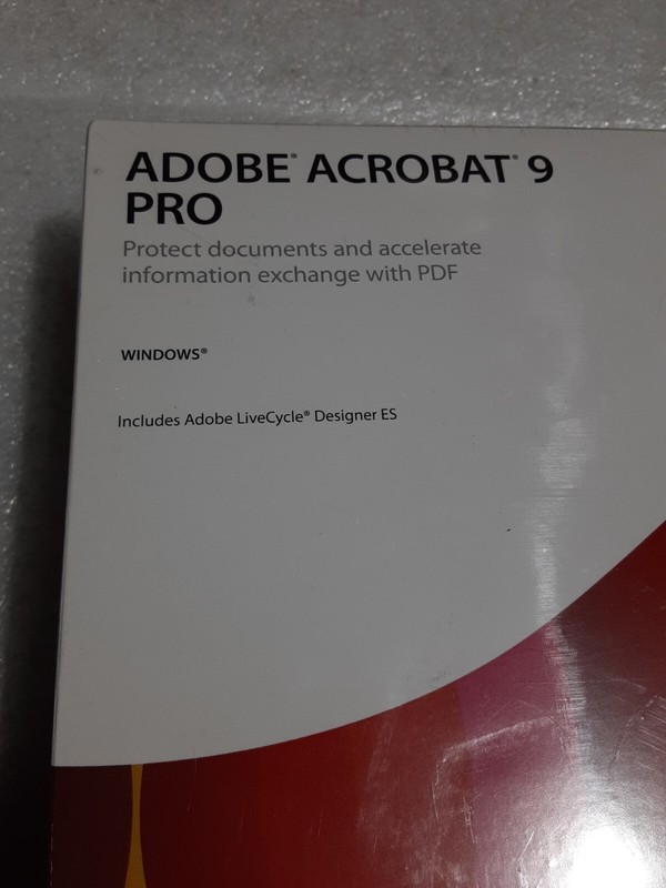Adobe Acrobat 9 Pro Professional for Windows New Sealed gallery
