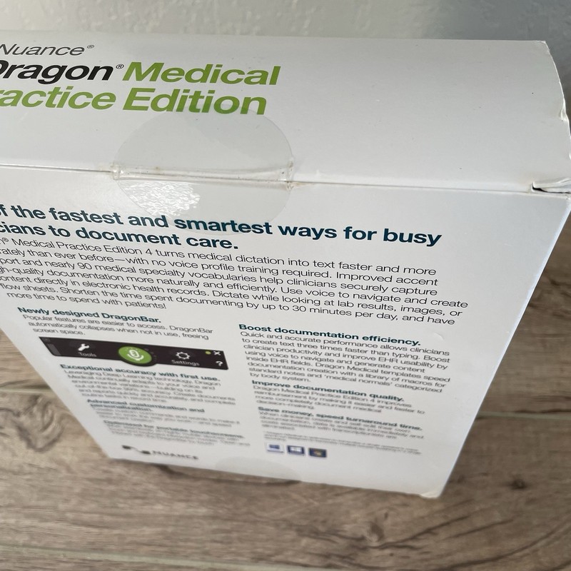 Nuance Dragon Medical Practice Edition 4 Speech Recognition Software gallery