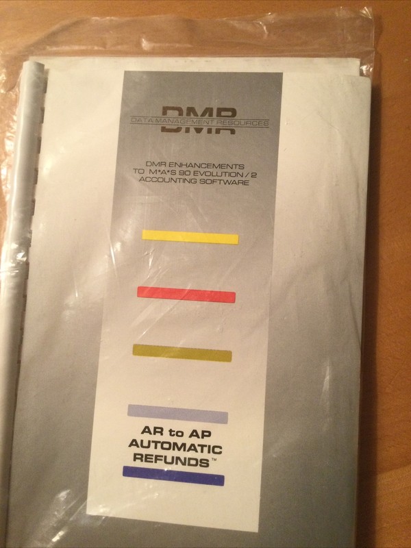 New And Sealed Enhancement For MAS 90 Evolution/2 . AR TO AP AUTOMATIC REFUNDS