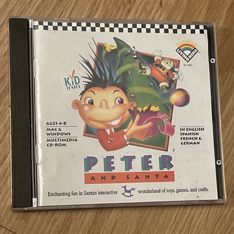 RARE Peter And Santa ages 4-8 Mac & Windows Multimedia CD-ROM PC Multi Language