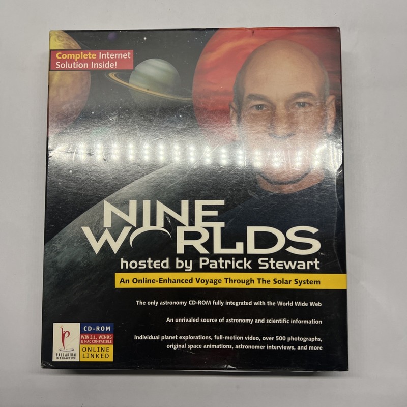 Nine Worlds, Hosted By Patrick Stewart. Online – Enhanced Voyage, 1996 BIG BOX