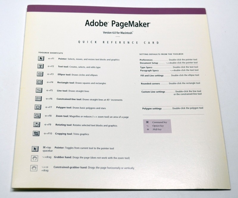 Adobe PageMaker 6.0 for Mac, Serial #, Getting Started and Quick Reference gallery