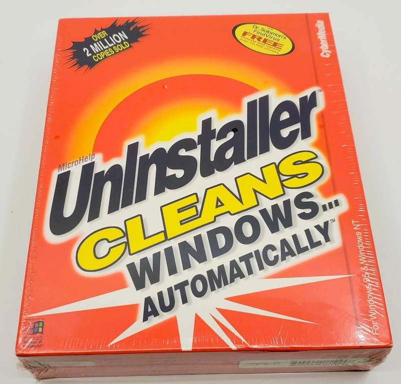 Cyber Media Uninstaller For Windows 95 and Windows NT *NEW SEALED