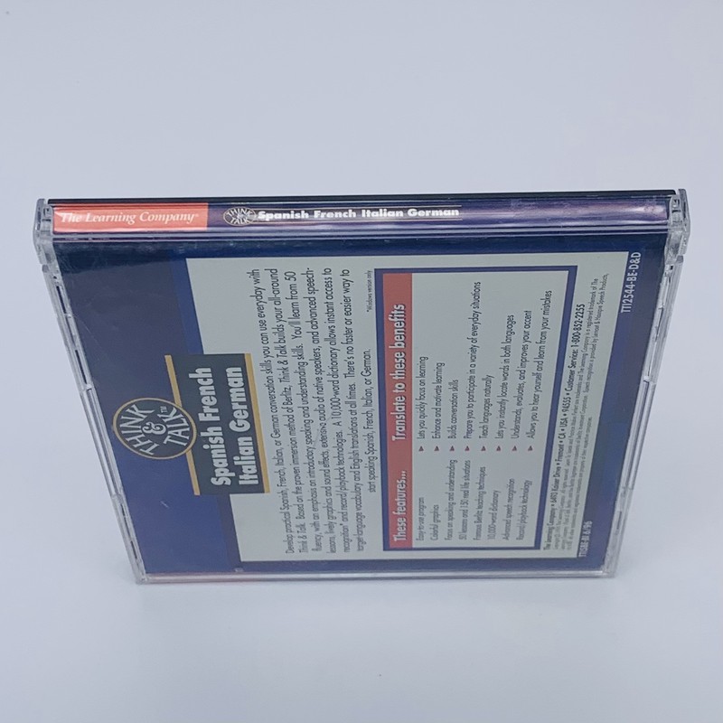 The Learning Company Berlitz Think & Talk Italian Version 2.0 Win Mac CD-ROM gallery