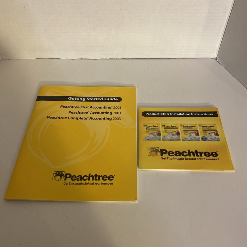 2003 Sage Peachtree Accounting Standard Edition For Windows PC