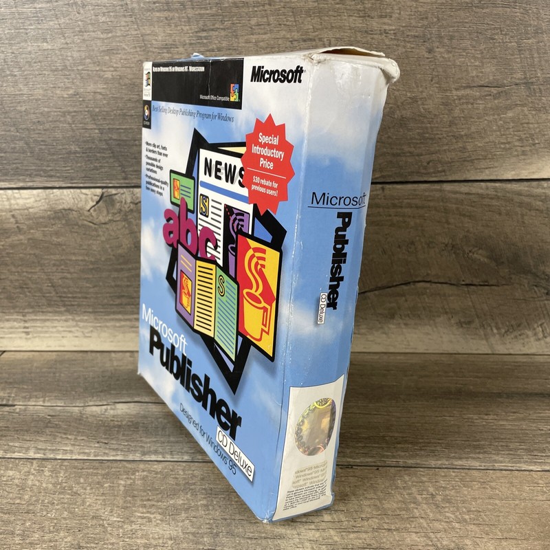 Microsoft Publisher CD DELUXE Designed For Windows 95 gallery