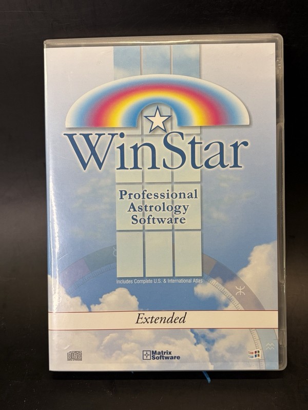 Vintage Matrix Astrology Software WinStar Extended Professional Windows