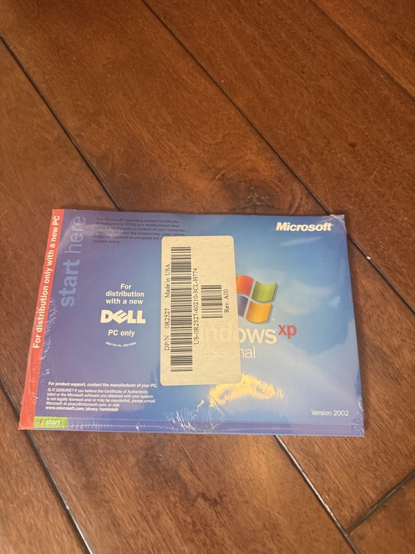 New Microsoft Windows XP Professional Full Version 2002 – Sealed, No Key # SP1
