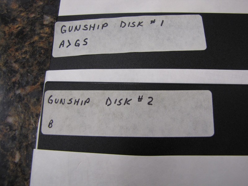 Lot of (10) 5.25" Disks - Gunship/Test Drive/Jeopardy/Sub Battle W/Box - MF27 gallery