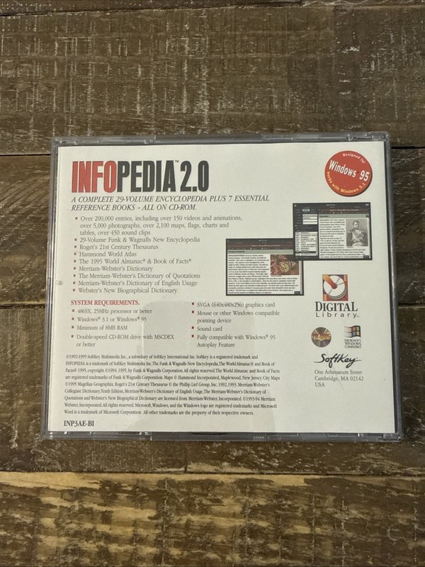 Infopedia 2.0 Software PC Cd Rom gallery