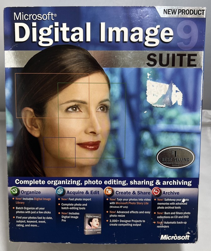Microsoft Digital Image Suite 9 [Brand New – Sealed] 805529377462