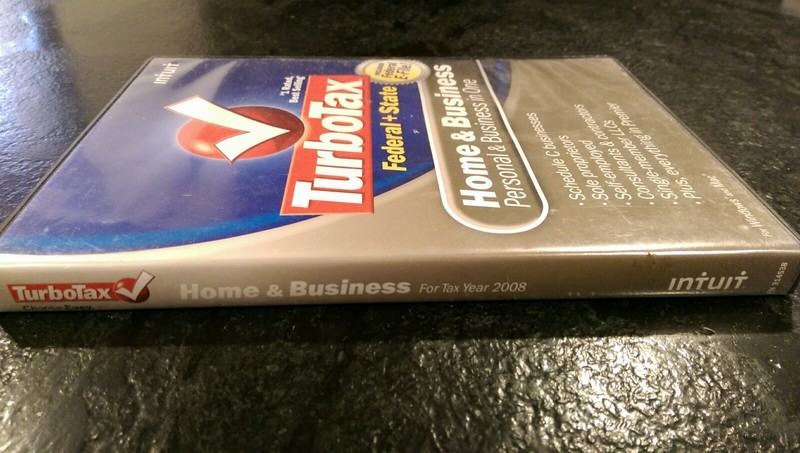 Genuine Retail CD 2008 TurboTax Home & Business Federal + State for Windows/Mac gallery