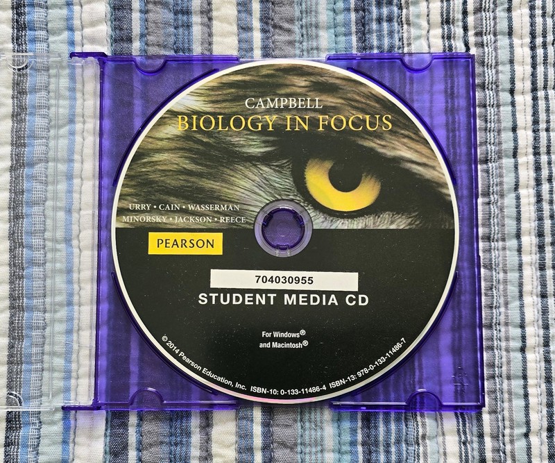 Campbell Biology in Focus Student Media CD 2014 Pearson PC Windows & Macintosh