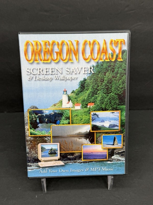 OREGON COAST Screen Saver & Desktop Wallpaper (Cd-Rom, 2002) Nature gallery