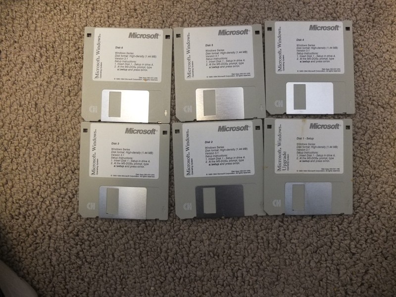 Windows 3.1 Special Upgrade Edition on 3.5 inch discs gallery