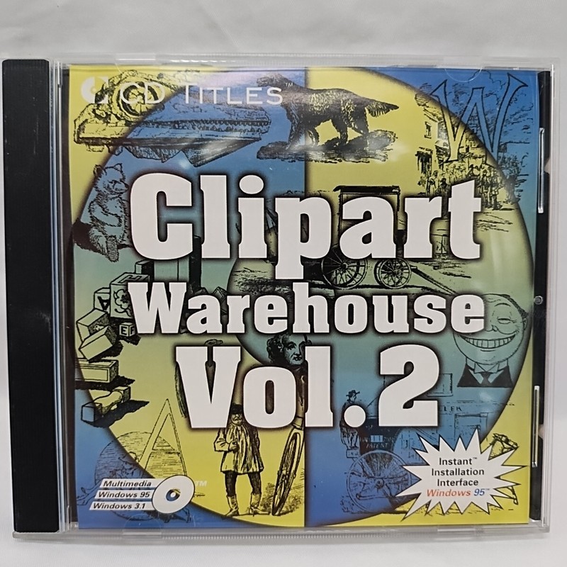 Clipart Warehouse Vol 2 Windows 95 3.1 CD
