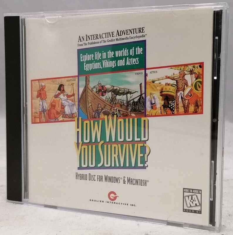 Vintage 1995 Grolier How Would You Survive ISBN: 0-7172-3301-4