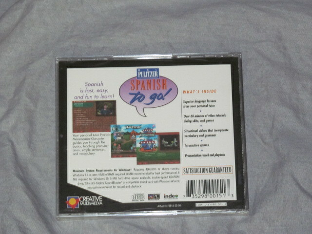 RXL Pulitzer Spanish to Go! CD-ROM for Windows 3.1, Creative Multimedia gallery