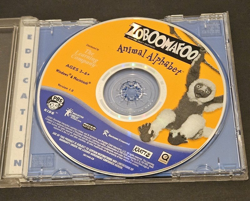 Zoboomafoo Animal Alphabet Windows & Macintosh Ages 3-6+ gallery