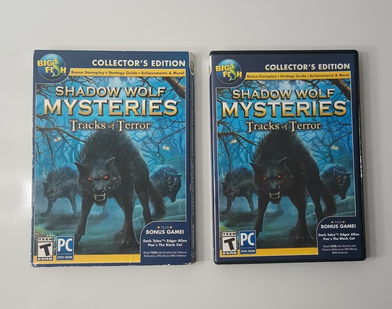 Big Fish Shadow Wolf Mysteries Tracks of Terror PC Game 2016 Collectors Edition