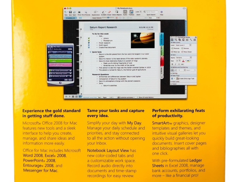 Microsoft Office 2008 Home and Student Edition for Mac gallery