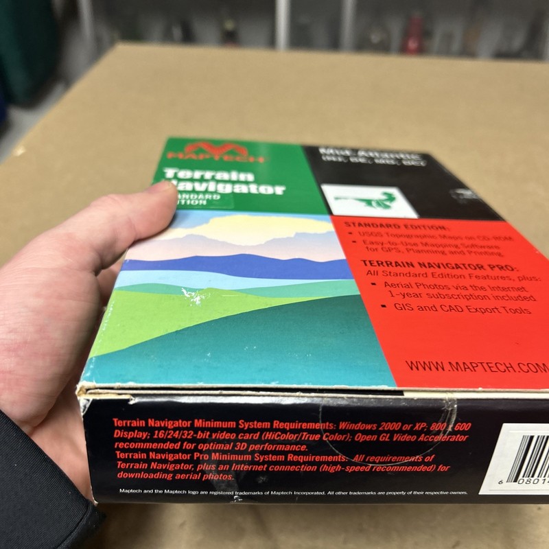 Maptech Mid Atlantic Map Software PC CD-ROM Terrain Navigator Pro NJ DE MD DC gallery