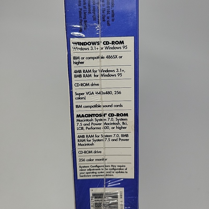 The Berenstain Bears In The Dark game PC Mac CD-ROM LIVING BOOKS 1996 Berenstein gallery