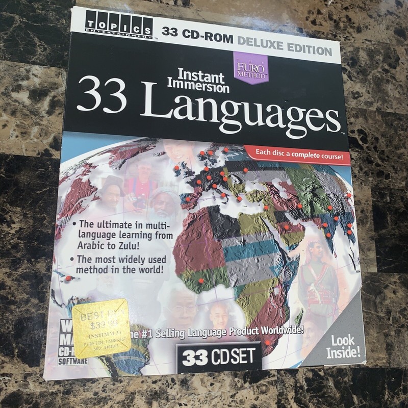 The Euro Method Instant Immersion 33 Languages (33 CD Set) Deluxe Edition